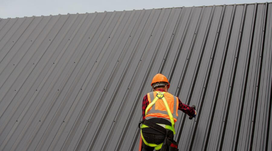 Professional metal roof installation services in Troy, MI